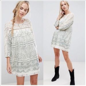 NWOT Free People Sun Daze Mini Dress